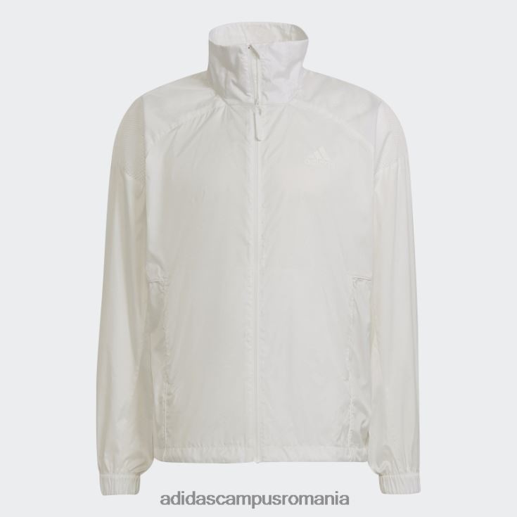 adidas campus romania jachetă de vânt traveer albă bărbați alb J266N215001