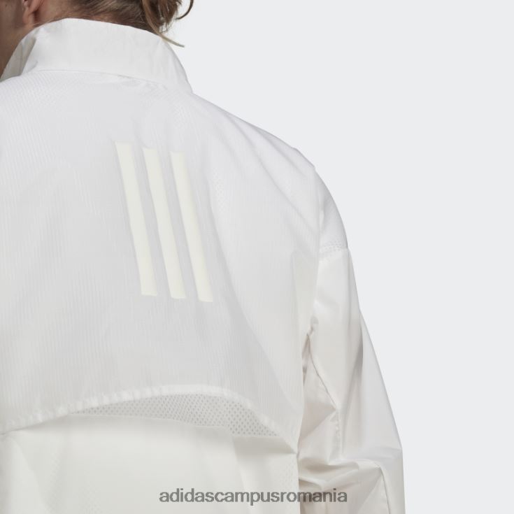 adidas campus romania jachetă de vânt traveer albă bărbați alb J266N215001