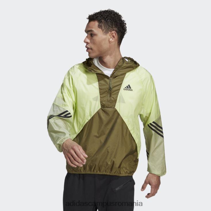adidas campus romania olive înapoi la sport wind.rdy anorac bărbați măsline J266N215118
