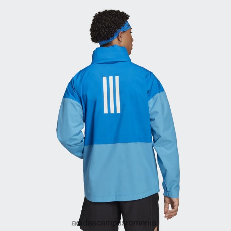 adidas campus romania shock blue traveer rain.rdy jacheta (gen neutru) adidas bărbați shock blue/app sky rush J266N214781