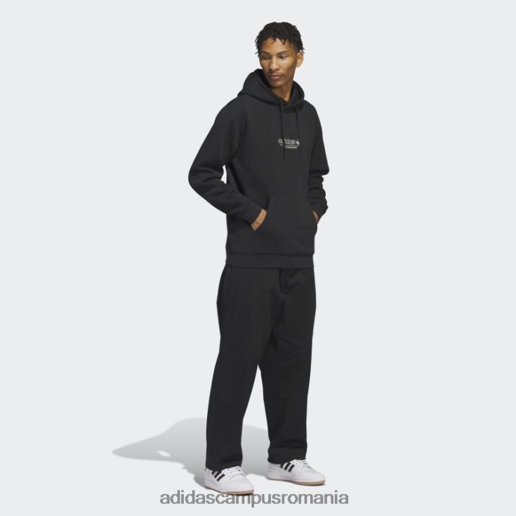 adidas campus romania 4.0 Strike through Hoodie (neutru de gen) negru bărbați negru/var J266N213556