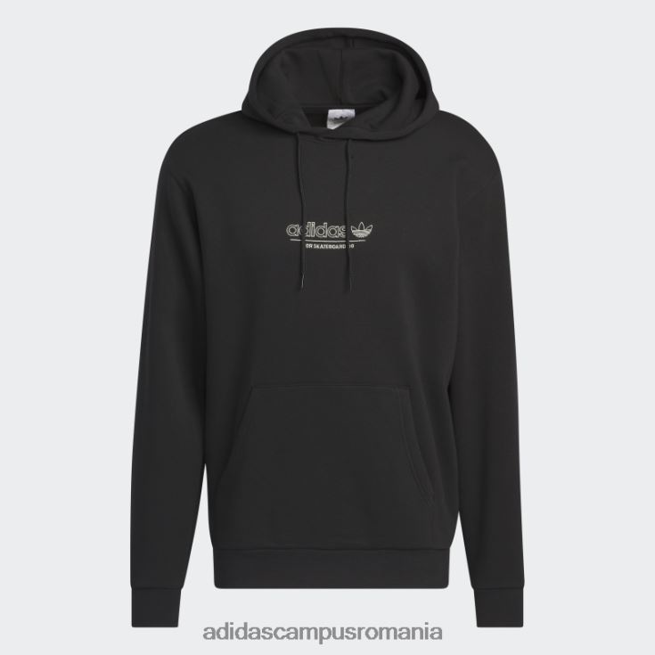 adidas campus romania 4.0 Strike through Hoodie (neutru de gen) negru bărbați negru/var J266N213556