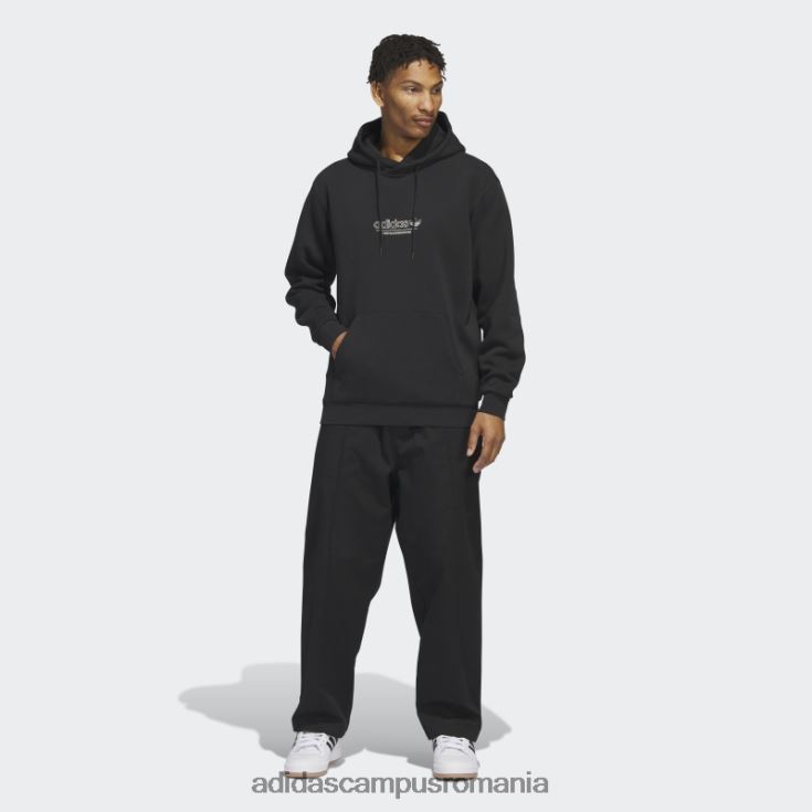 adidas campus romania 4.0 Strike through Hoodie (neutru de gen) negru bărbați negru/var J266N213556