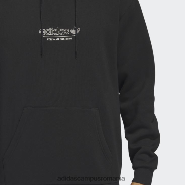 adidas campus romania 4.0 Strike through Hoodie (neutru de gen) negru bărbați negru/var J266N213556