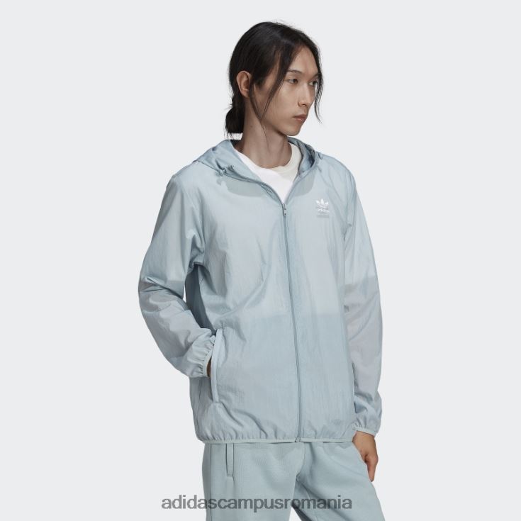 adidas campus romania Adicolor essentials trefoil windbreaker gri bărbați gri J266N215301