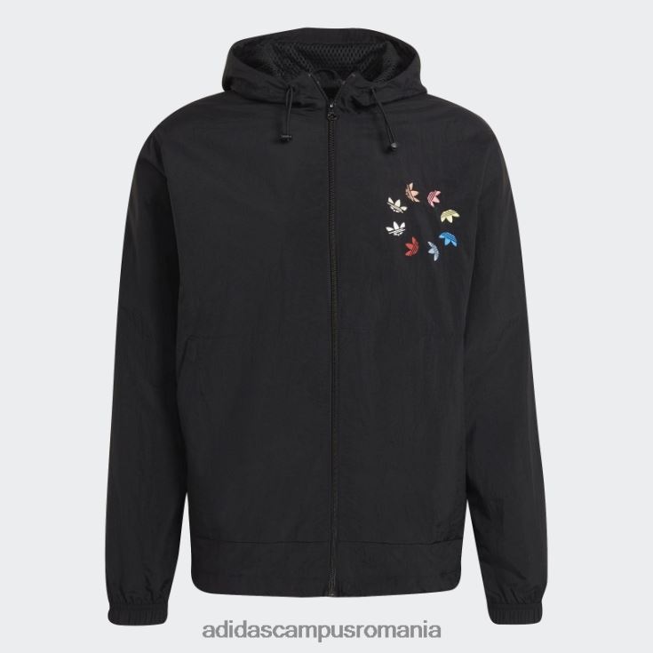 adidas campus romania Adicolor shattered trefoil windbreaker negru adidas bărbați negru/multicolor J266N215162