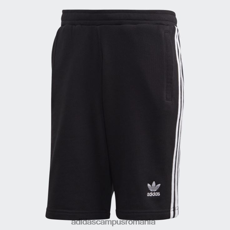 adidas campus romania Pantaloni scurți de transpirație cu 3 dungi negru adidas bărbați negru J266N21298
