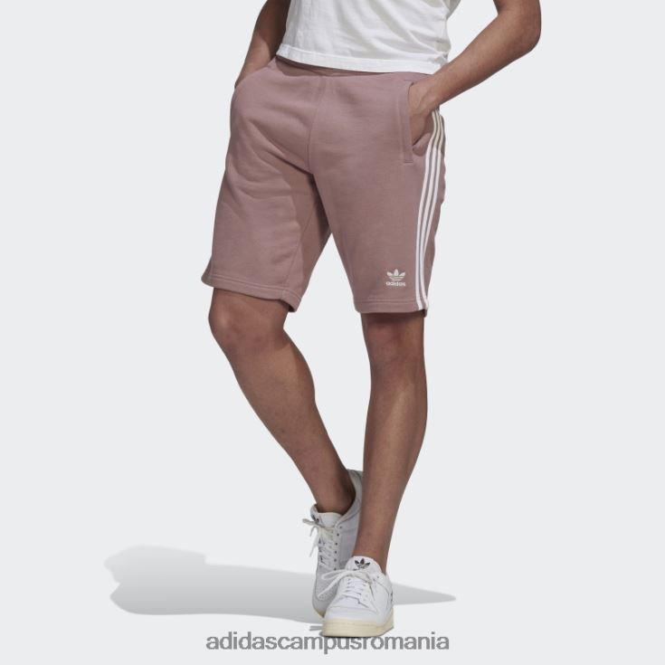 adidas campus romania Pantaloni scurți de transpirație cu 3 dungi violet adidas bărbați violet/alb J266N26564