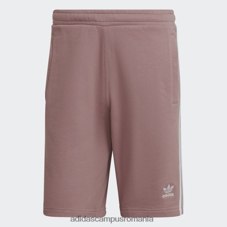 adidas campus romania Pantaloni scurți de transpirație cu 3 dungi violet adidas bărbați violet/alb J266N26564