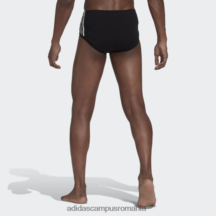 adidas campus romania Slip confort flex bumbac 3 dungi (3 perechi) negru adidas bărbați negru J266N26504