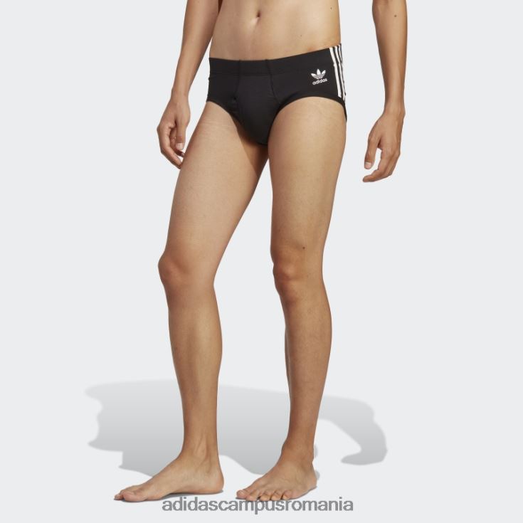 adidas campus romania Slip din bumbac comfort flex 3 dungi (3 perechi) alb bărbați alb/negru/gri mediu J266N27471