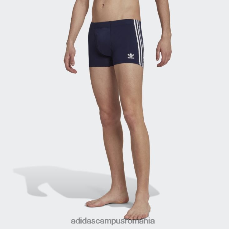 adidas campus romania Slip trunchi confort flex bumbac 3 dungi (3 perechi) pasăre albastră adidas bărbați pasăre albastră/indigo de noapte/roșu J266N25034