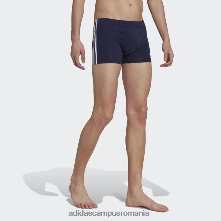 adidas campus romania Slip trunchi confort flex bumbac 3 dungi (3 perechi) pasăre albastră adidas bărbați pasăre albastră/indigo de noapte/roșu J266N25034