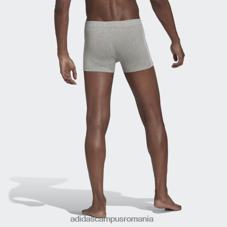 adidas campus romania Slip trunchi confort flex bumbac 3 dungi alb bărbați alb/negru/gri mediu J266N213273