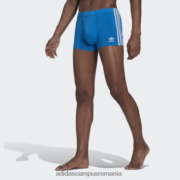 adidas campus romania Slip trunchi din bumbac comfort flex cu 3 dungi (3 perechi) alb bărbați pasăre alb/albastru/negru J266N25030