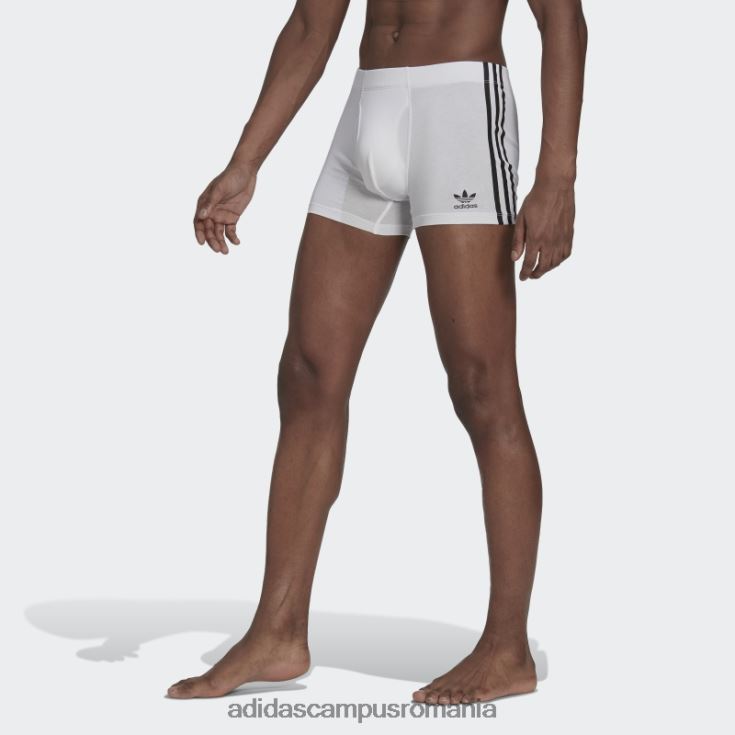 adidas campus romania Slip trunchi din bumbac comfort flex cu 3 dungi (3 perechi) alb bărbați pasăre alb/albastru/negru J266N25030