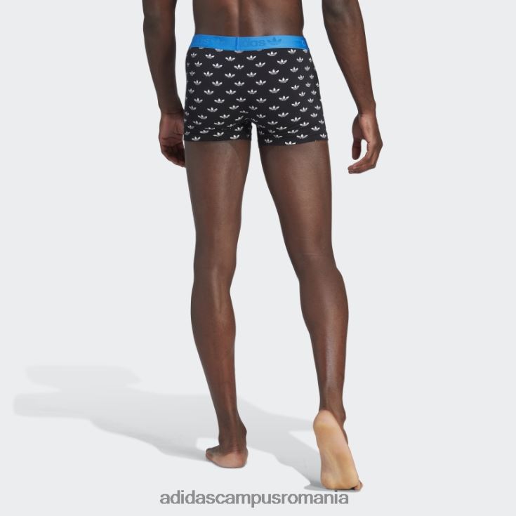 adidas campus romania Slip trunk cu imprimeu bumbac flex comfort negru bărbați negru/multicolor J266N26152