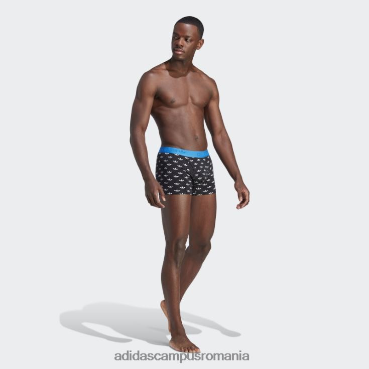 adidas campus romania Slip trunk cu imprimeu bumbac flex comfort negru bărbați negru/multicolor J266N26152