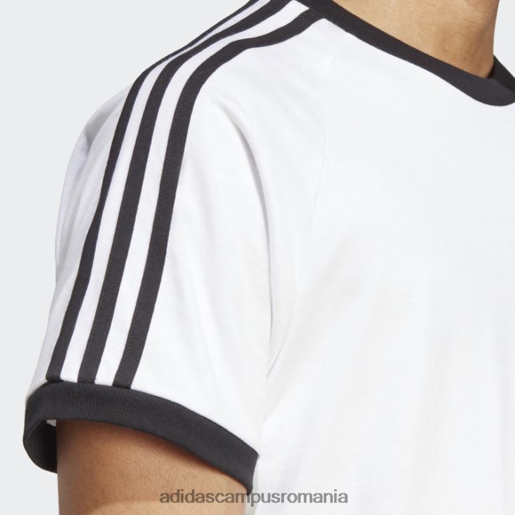adidas campus romania Tricou adicolor clasics cu 3 dungi alb adidas bărbați alb J266N24992