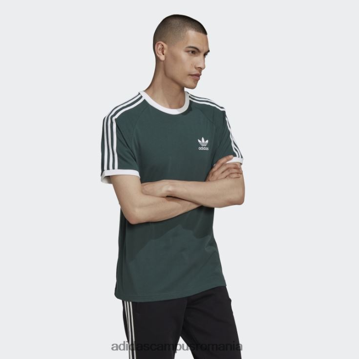 adidas campus romania Tricou adicolor classics 3 dungi verde mineral bărbați verde mineral J266N26763