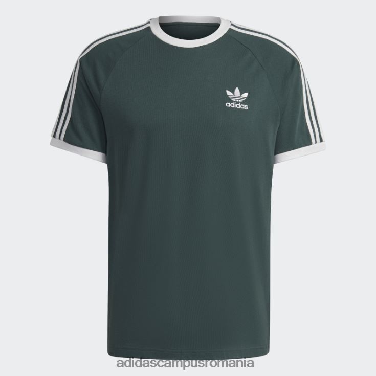 adidas campus romania Tricou adicolor classics 3 dungi verde mineral bărbați verde mineral J266N26763