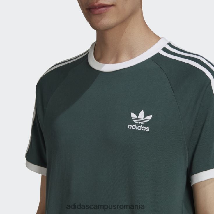 adidas campus romania Tricou adicolor classics 3 dungi verde mineral bărbați verde mineral J266N26763