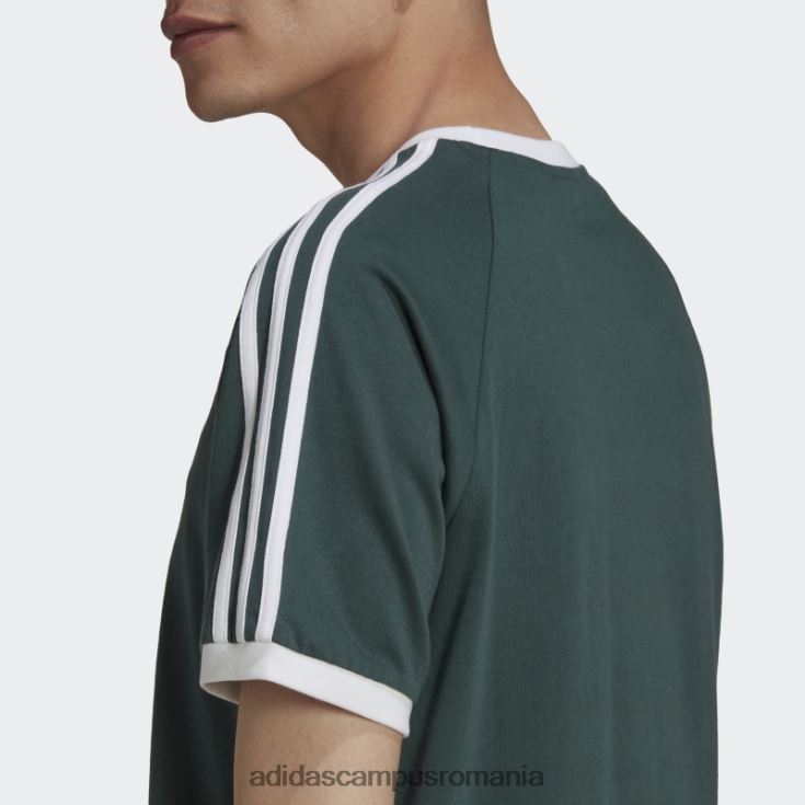 adidas campus romania Tricou adicolor classics 3 dungi verde mineral bărbați verde mineral J266N26763