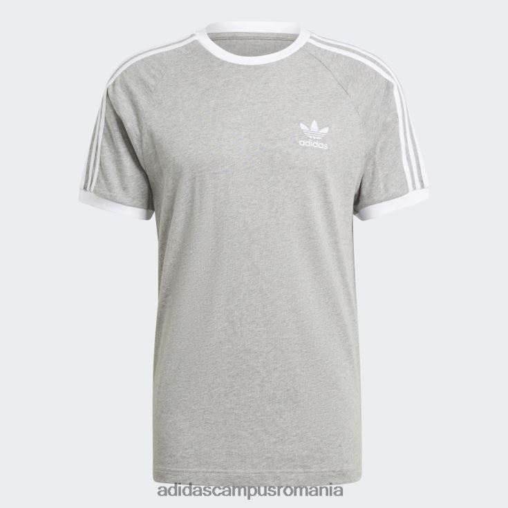 adidas campus romania Tricou adicolor classics cu 3 dungi gri mediu bărbați gri mediu J266N26950