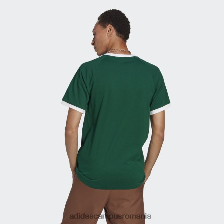 adidas campus romania Tricou adicolor classics cu 3 dungi verde închis bărbați verde inchis J266N25869