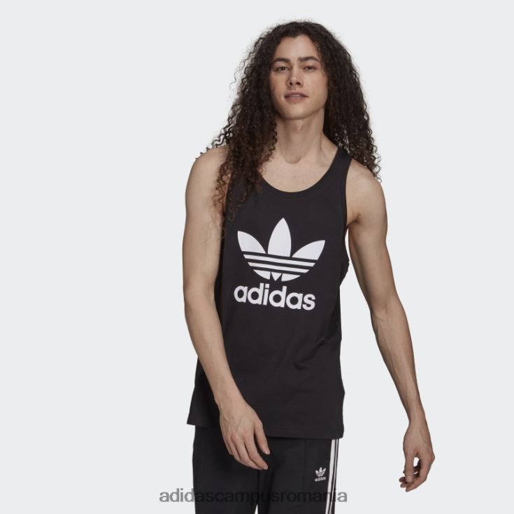 adidas campus romania Tricou alb trifoil adicolor classics bărbați alb negru J266N21200