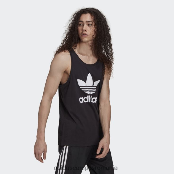 adidas campus romania Tricou alb trifoil adicolor classics bărbați alb negru J266N21200
