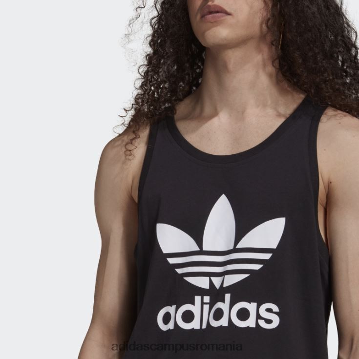 adidas campus romania Tricou alb trifoil adicolor classics bărbați alb negru J266N21200