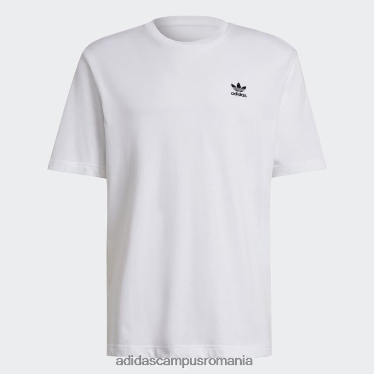 adidas campus romania Tricou boxy trifoil alb adicolor classics spate și față adidas bărbați alb J266N21299