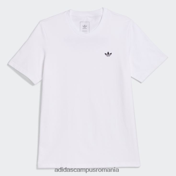 adidas campus romania Tricou cu logo skateboarding 4.0 (gen neutru) alb bărbați alb negru J266N25420