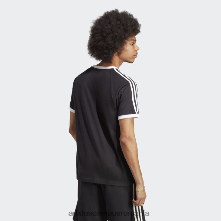 adidas campus romania Tricou negru cu 3 dungi adicolor classics bărbați negru J266N2890