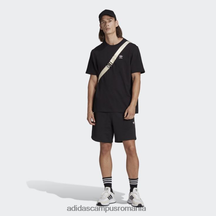 adidas campus romania Tricou trifoil boxy adicolor classics spate și față negru bărbați negru J266N2877