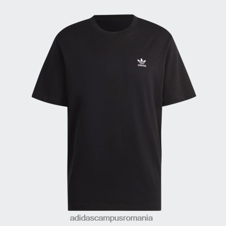 adidas campus romania Tricou trifoil boxy adicolor classics spate și față negru bărbați negru J266N2877