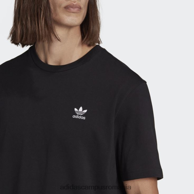 adidas campus romania Tricou trifoil boxy adicolor classics spate și față negru bărbați negru J266N2877