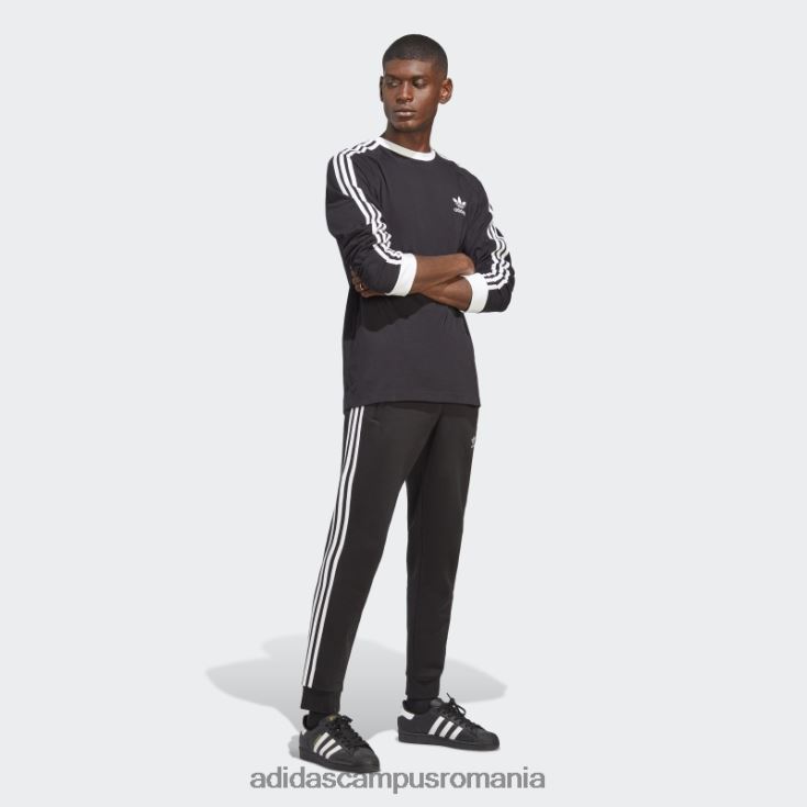 adidas campus romania adicolor classics 3-stripes top cu maneca lunga negru adidas bărbați negru J266N214478