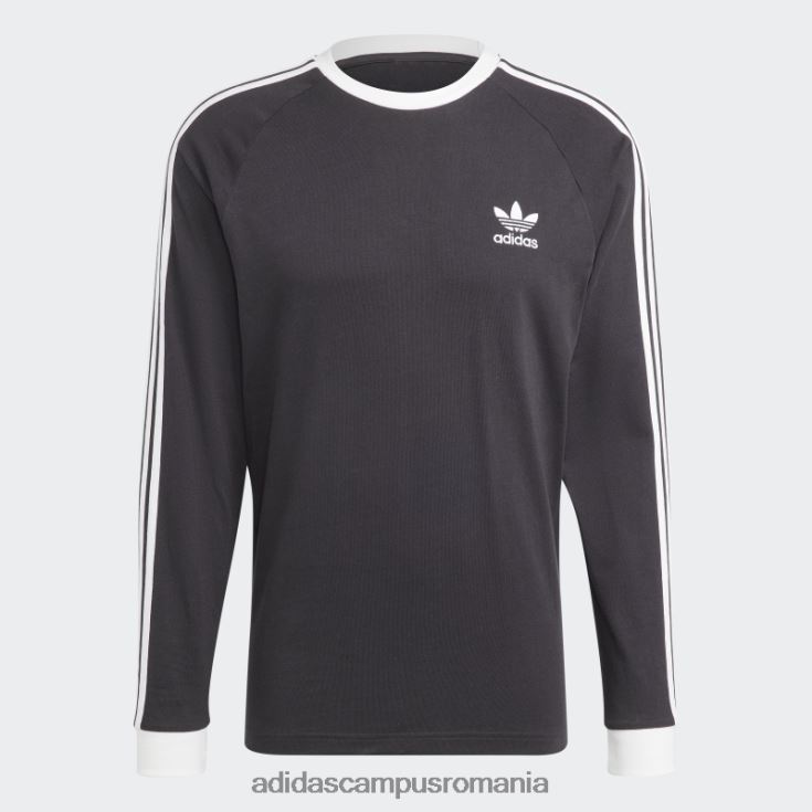 adidas campus romania adicolor classics 3-stripes top cu maneca lunga negru adidas bărbați negru J266N214478