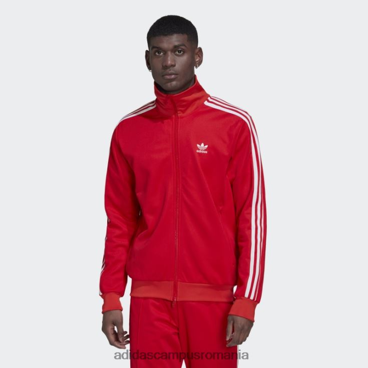 adidas campus romania adicolor classics beckenbauer primeblue track top roșu bărbați roșu J266N213261