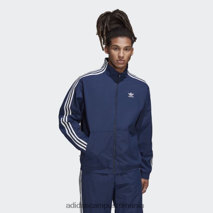 adidas campus romania adicolor classics lock-up trefoil track top night indigo bărbați indigo de noapte J266N27303