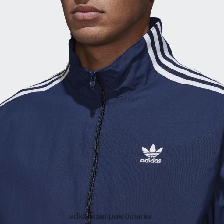 adidas campus romania adicolor classics lock-up trefoil track top night indigo bărbați indigo de noapte J266N27303