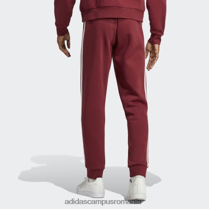 adidas campus romania adicolor classics pantaloni 3 dungi rosii bărbați roșu J266N25647
