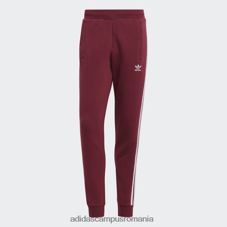 adidas campus romania adicolor classics pantaloni 3 dungi rosii bărbați roșu J266N25647