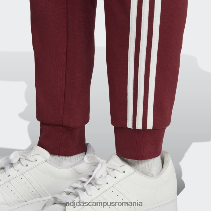 adidas campus romania adicolor classics pantaloni 3 dungi rosii bărbați roșu J266N25647
