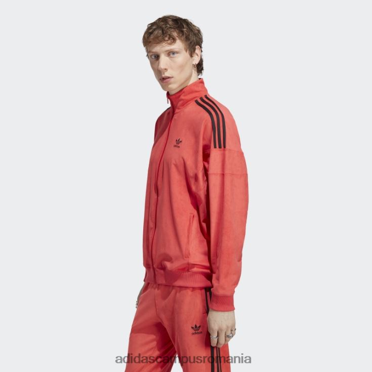 adidas campus romania adicolor classics plush track top roșu adidas bărbați roșu J266N214982