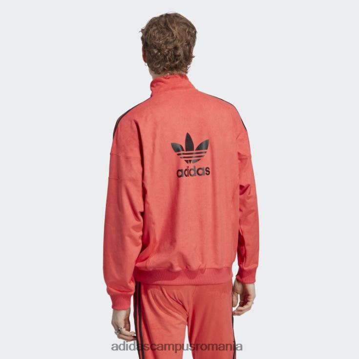 adidas campus romania adicolor classics plush track top roșu adidas bărbați roșu J266N214982