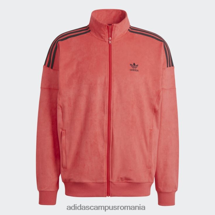 adidas campus romania adicolor classics plush track top roșu adidas bărbați roșu J266N214982