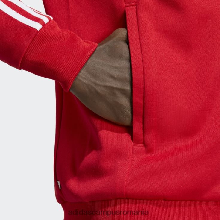 adidas campus romania adicolor classics sst track top scarlet bărbați stacojiu J266N213220